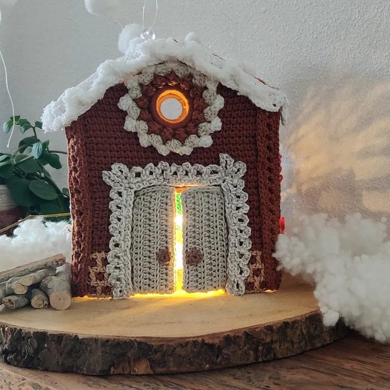 Häkelanleitung „Sommer & Winter“-Lebkuchenhäuschen (digital)
