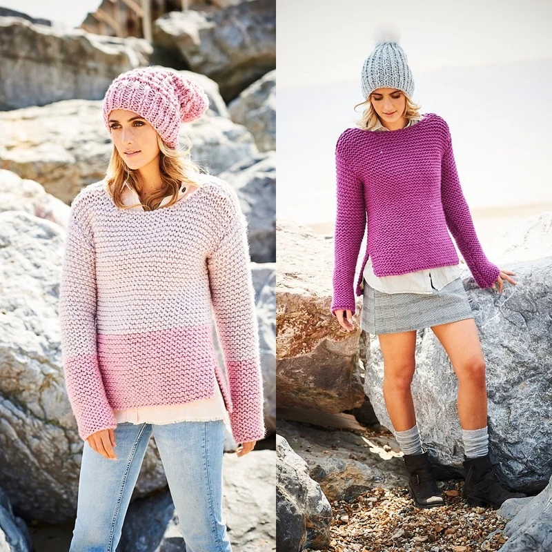 Strickanleitung Stylecraft Special XL Super Chunky Nr. 9592 Pullover