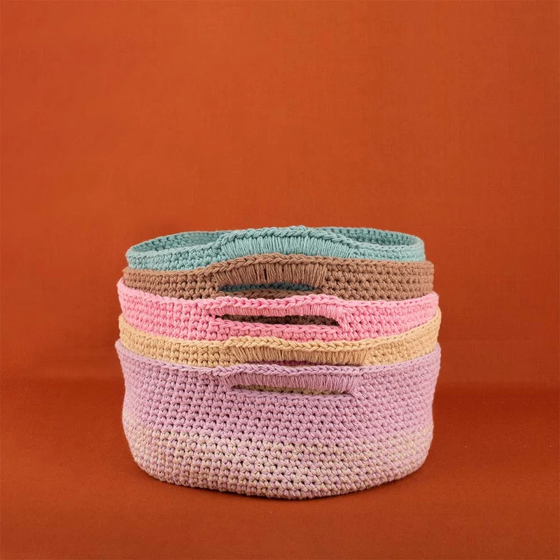 Häkelanleitung „Yarn and Colors New Basic Basket – Gentle“