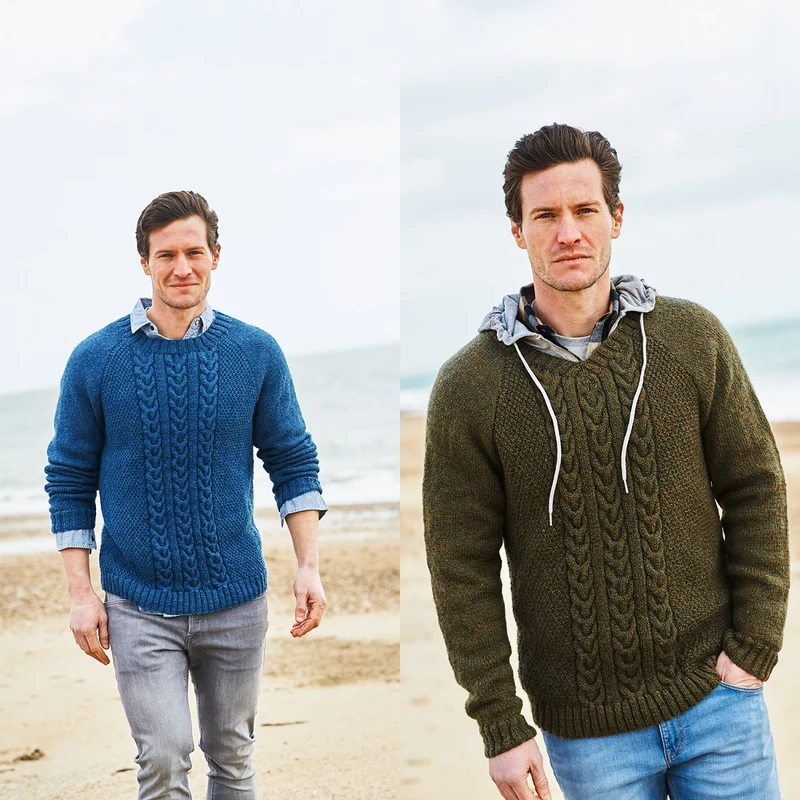 Strickanleitung Stylecraft Highland Heathers DK Nr. 9867 Herrenpullover