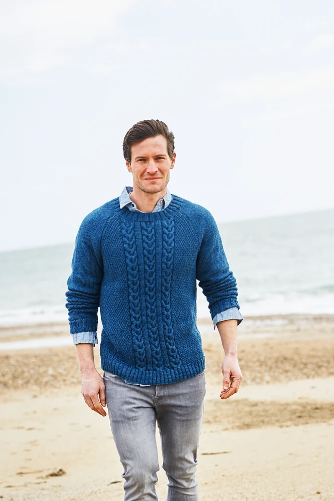 Strickanleitung Stylecraft Highland Heathers DK Nr. 9867 Herrenpullover