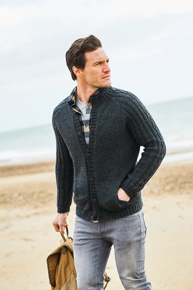 Strickanleitung Stylecraft Highland Heathers DK Nr. 9866 Herren-Jacken (digital)