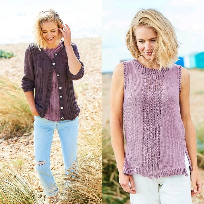 Strickanleitung Stylecraft Naturals – Organic Cotton DK Nr. F092 Twinset (digital)