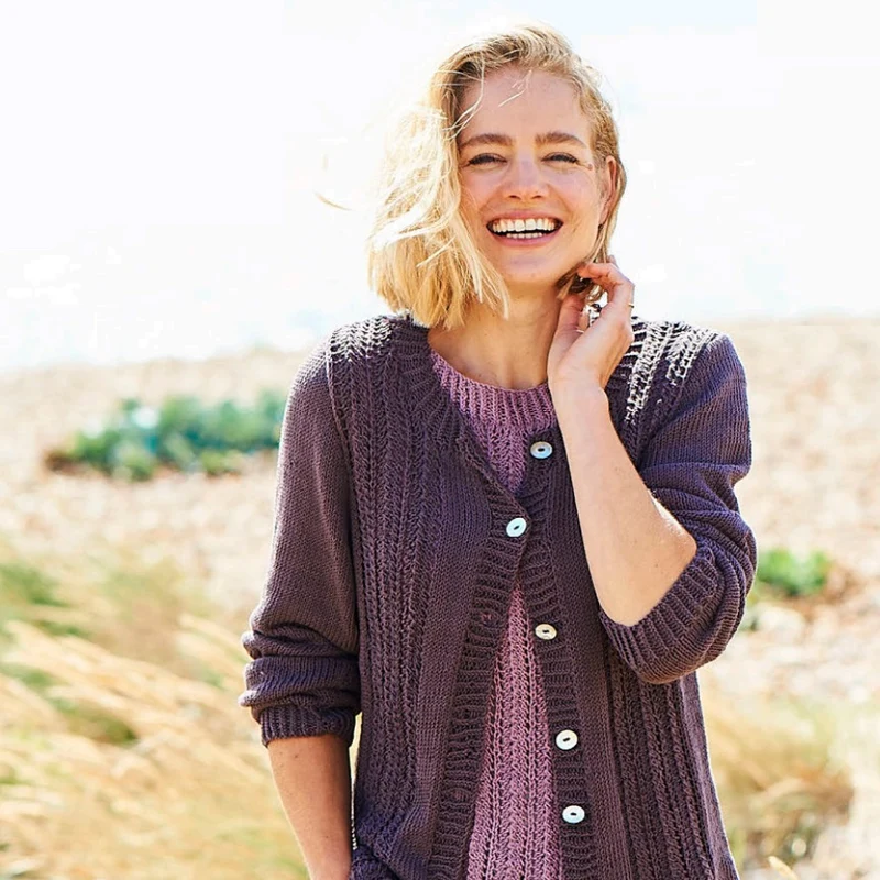 Strickanleitung Stylecraft Naturals – Organic Cotton DK Nr. F092 Twinset (digital)