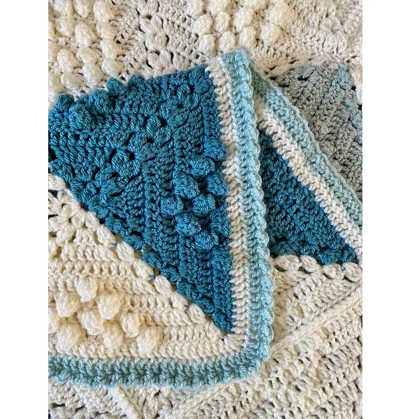 Winter-Blues-Decke – Häkelpaket