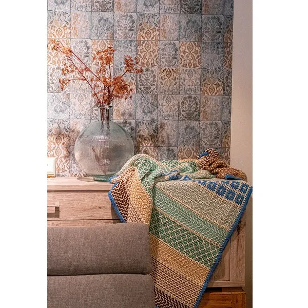 2 „Cosy“ Decken-Häkelpaket