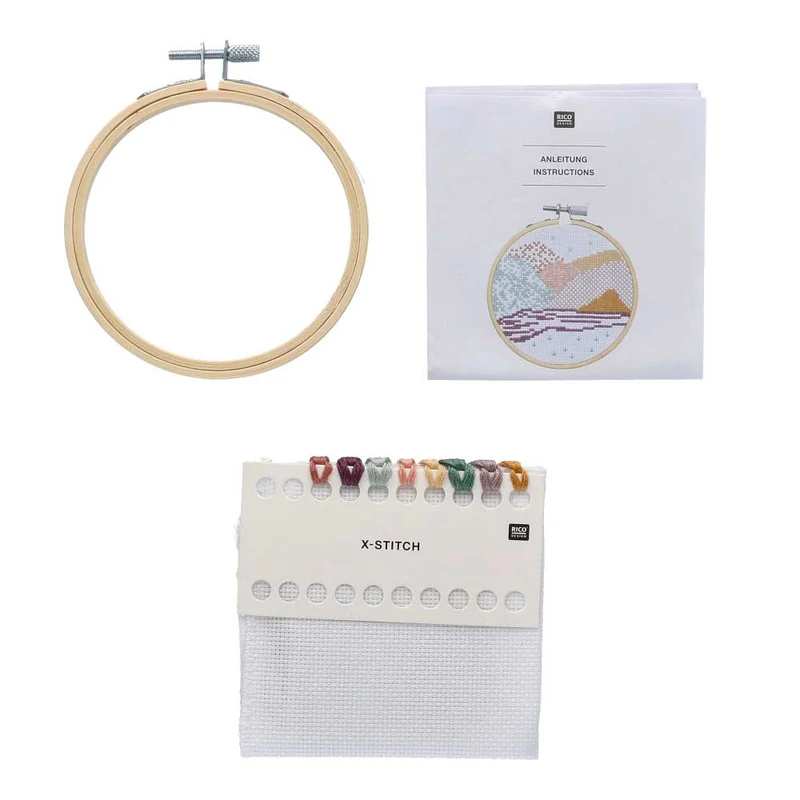 Rico Mini-Kit „Landschaft“ – Stickpaket