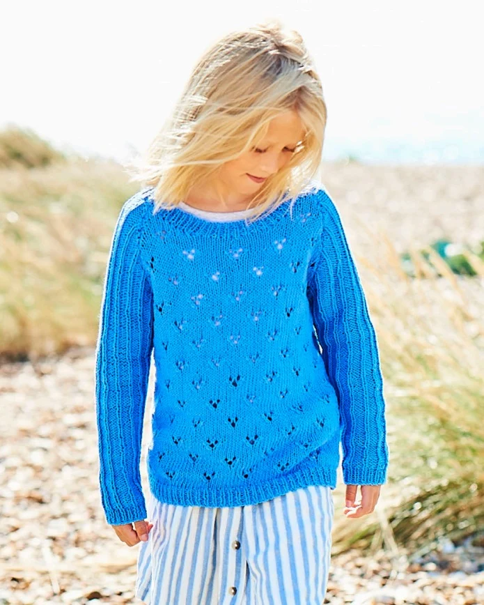 Strickanleitung Stylecraft Naturals – Bio-Baumwolle DK Nr. F089 Oberteile für Mädchen (digital)