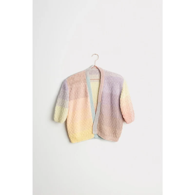 Strickanleitung „Creative Cotton Dégradé Lucky 8“ – Jacke