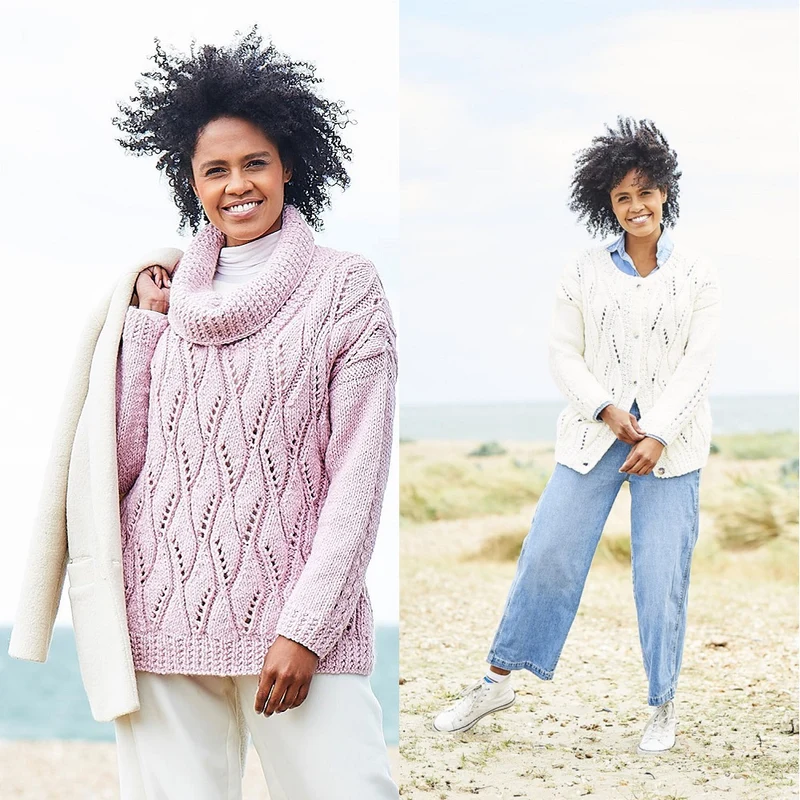 Strickanleitung Stylecraft Softie Chunky Nr. 9816 Pullover und Jacke
