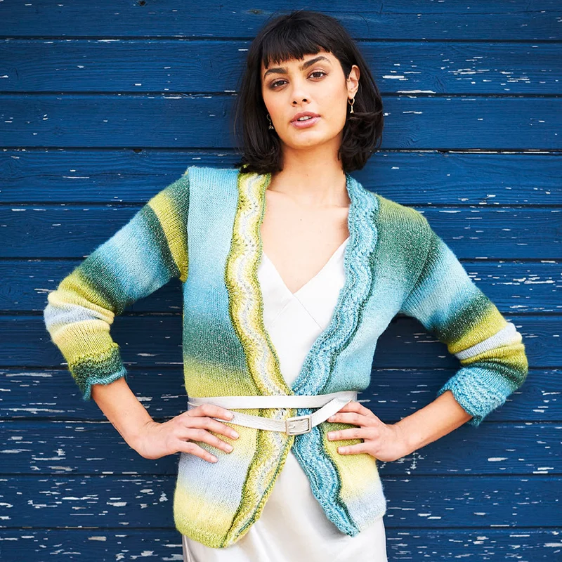Strickanleitung Stylecraft Cabaret DK Nr. F096 Jacke