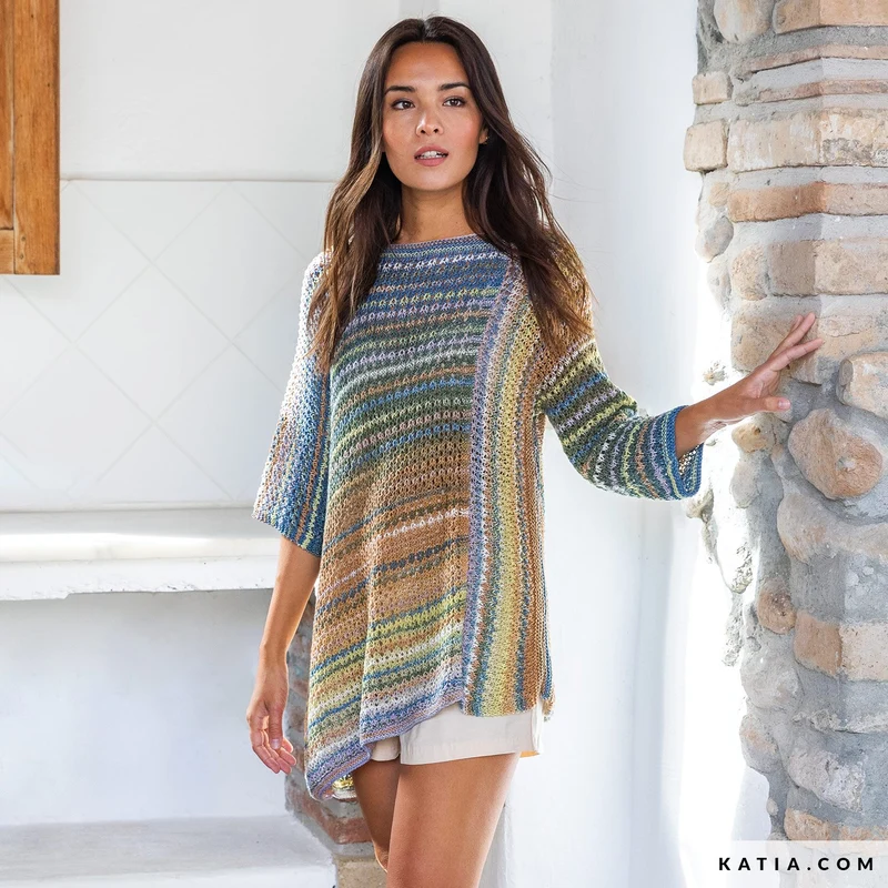 Strickanleitung „Paraiso“ – Damen-Tunika