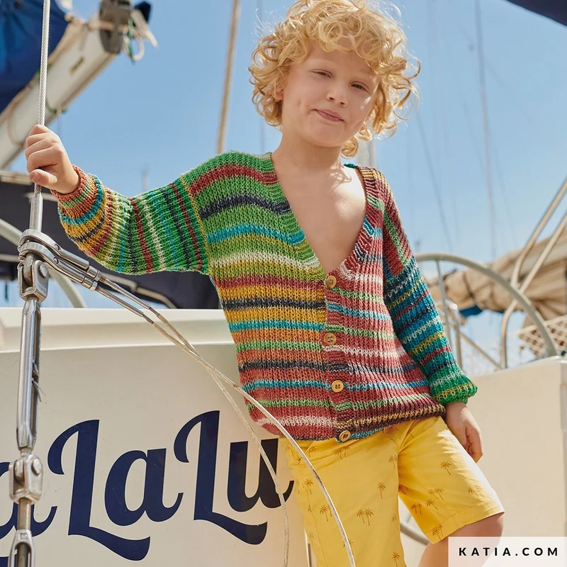 Strickanleitung „Paraiso“ – Kinderjacke