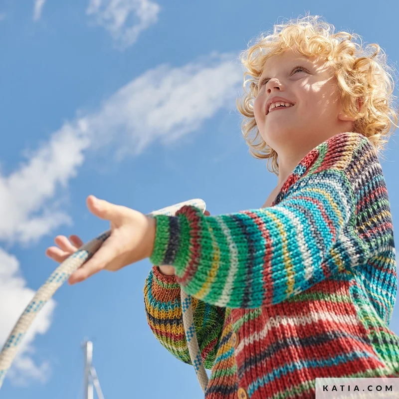Strickanleitung „Paraiso“ – Kinderjacke