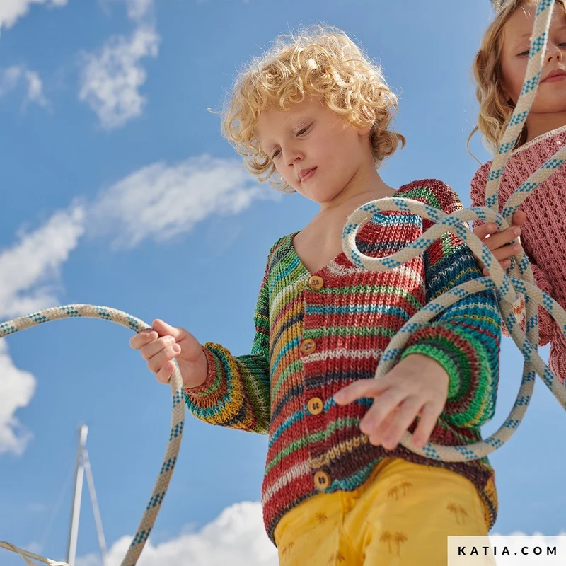 Strickanleitung „Paraiso“ – Kinderjacke