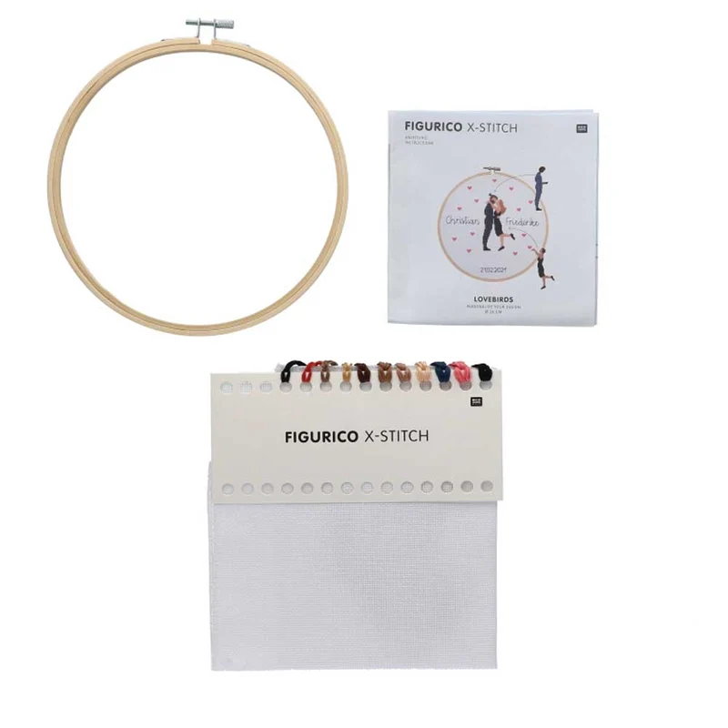 Rico Figurico Lovebirds Stickpaket
