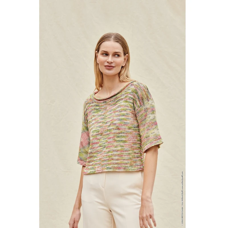 Strickanleitung: Ecopuno-Pullover, handgefärbt