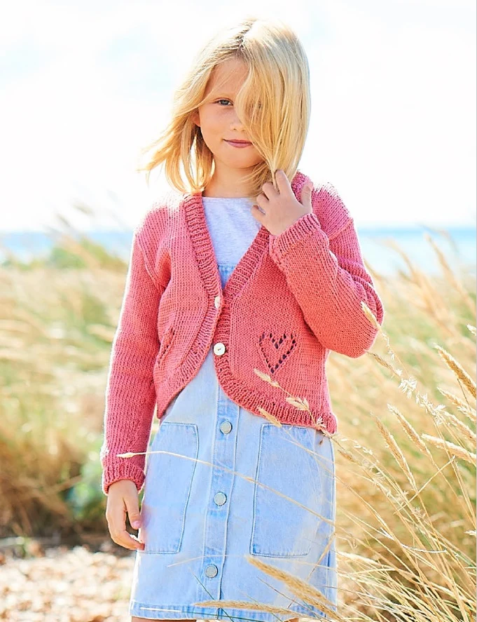 Strickanleitung Stylecraft Naturals – Bio-Baumwolle DK Nr. F088 Mädchen-Jacken (digital)