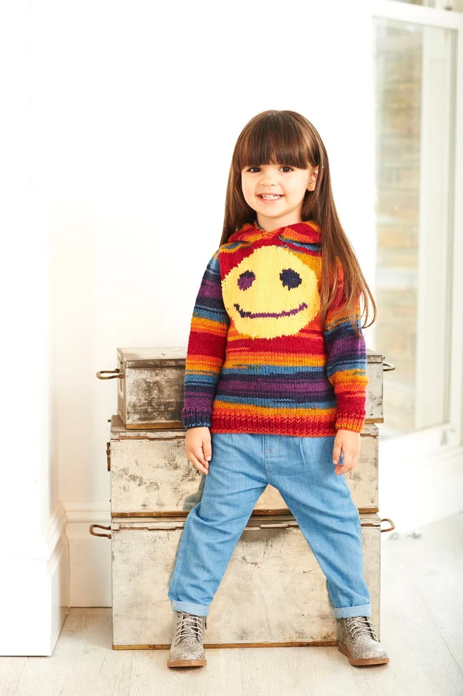 Strickanleitung Stylecraft Wondersoft Merry Go Round DK Nr. 9397 Mädchenpullover (digital)
