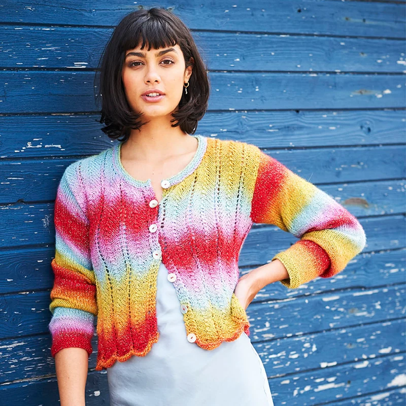 Strickanleitung Stylecraft Cabaret DK Nr. F095 Jacke (digital)