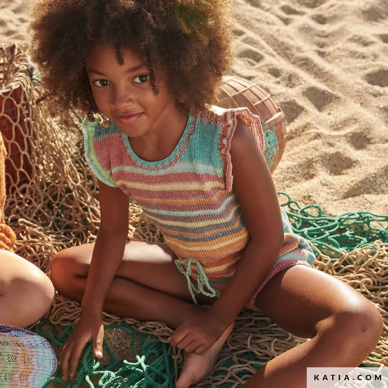 Strickanleitung „Paraiso“ – Kinder-Jumpsuit