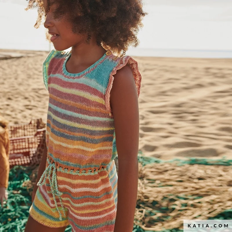 Strickanleitung „Paraiso“ – Kinder-Jumpsuit