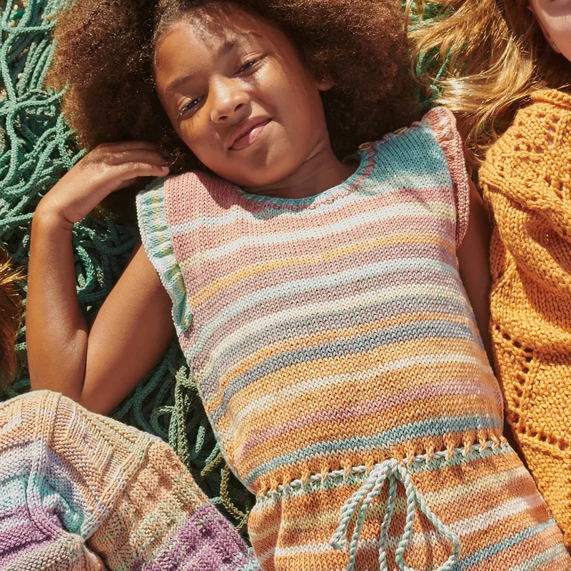 Strickanleitung „Paraiso“ – Kinder-Jumpsuit