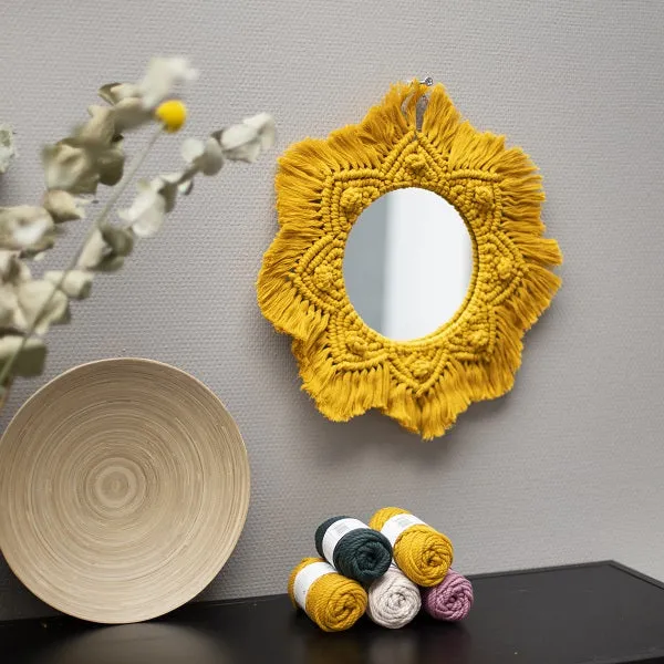 Makramee-Anleitungen: Mandala-Wandbehang