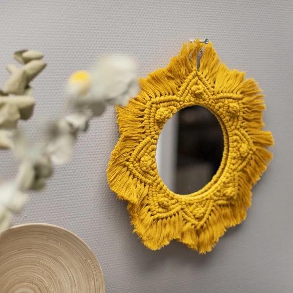Makramee-Anleitungen: Mandala-Wandbehang