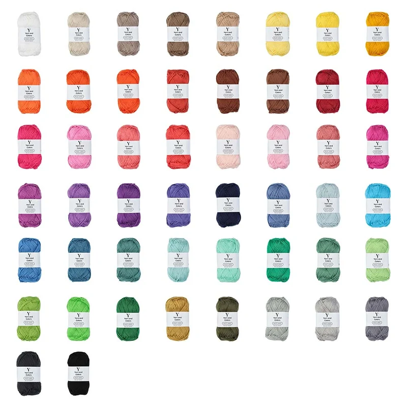 Yarn and Colors Must-have-Paket mit 50 Farben