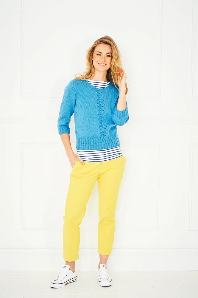 Strickanleitung Stylecraft Special DK Nr. 9643: Jacke und Pullover