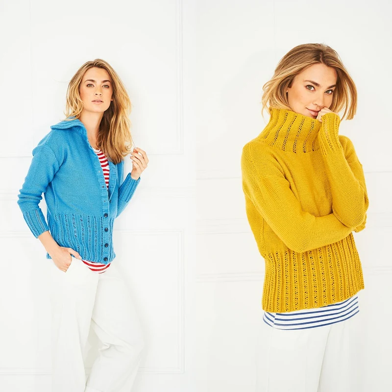 Strickanleitung Stylecraft Special DK Nr. 9641 Pullover und Jacke