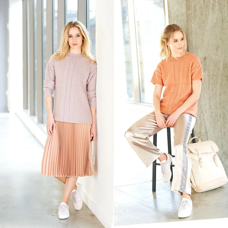 Strickanleitung Stylecraft Special DK Nr. 9393: Pullover und Top