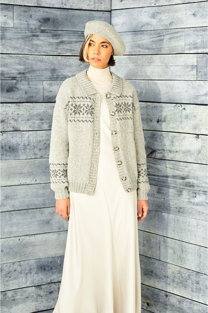 Strickanleitung Stylecraft ReCreate DK Nr. 9858: Jacken und Rollkragenschals