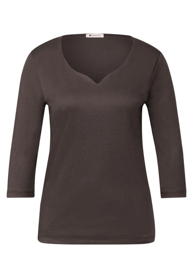 Shirt mit Herzausschnitt