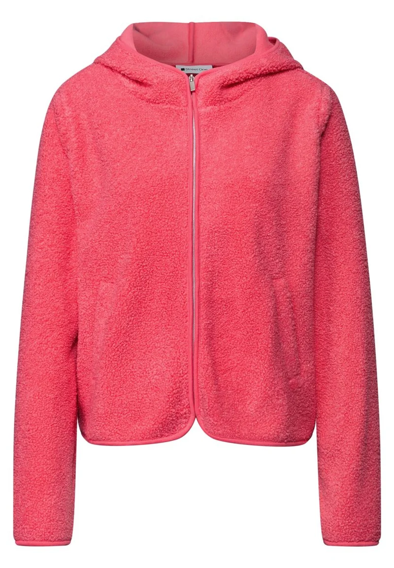 Teddy-Jacke mit Kapuze