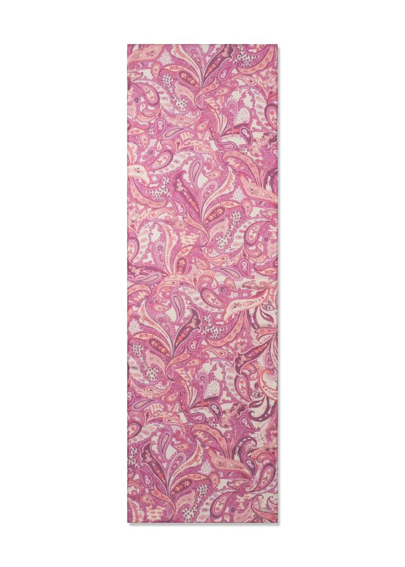 Schal aus recyelter Polyesterware mit gedrucktem Paisleymuster
