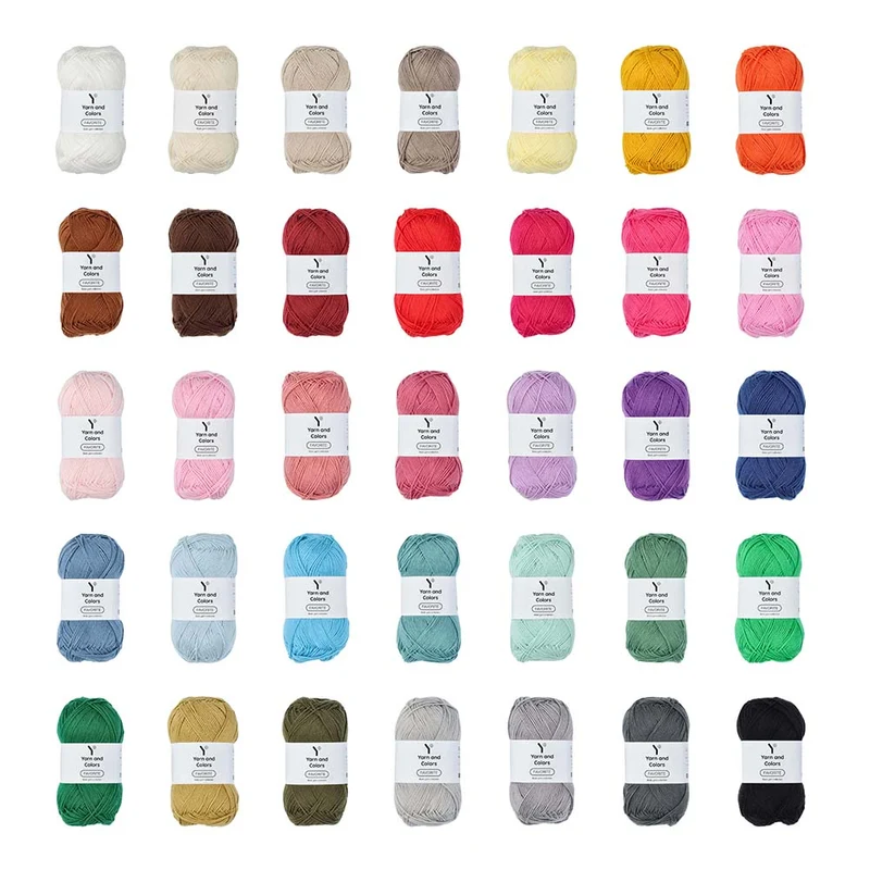 Yarn and Colors „Favorite“ – Paket mit allen Farben