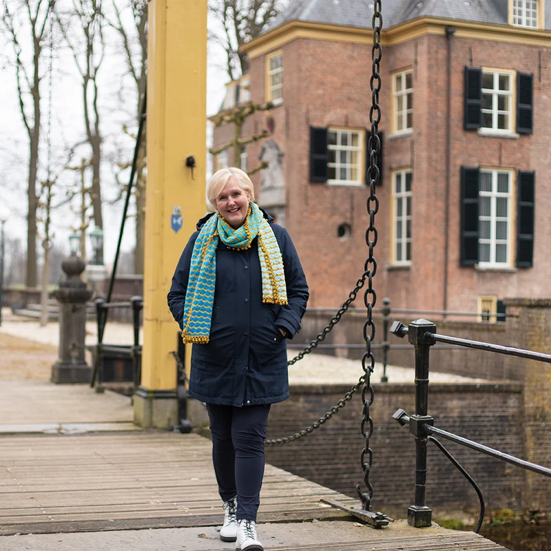 Häkelpaket für einen Frühlingsschal