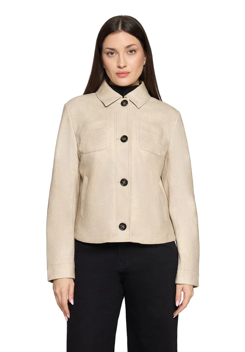 Kunstleder-Jacke