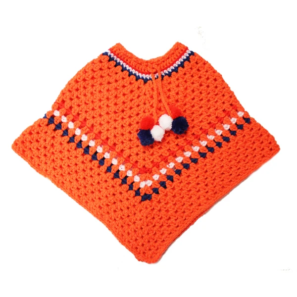 Königstag-Poncho-Häkelpaket