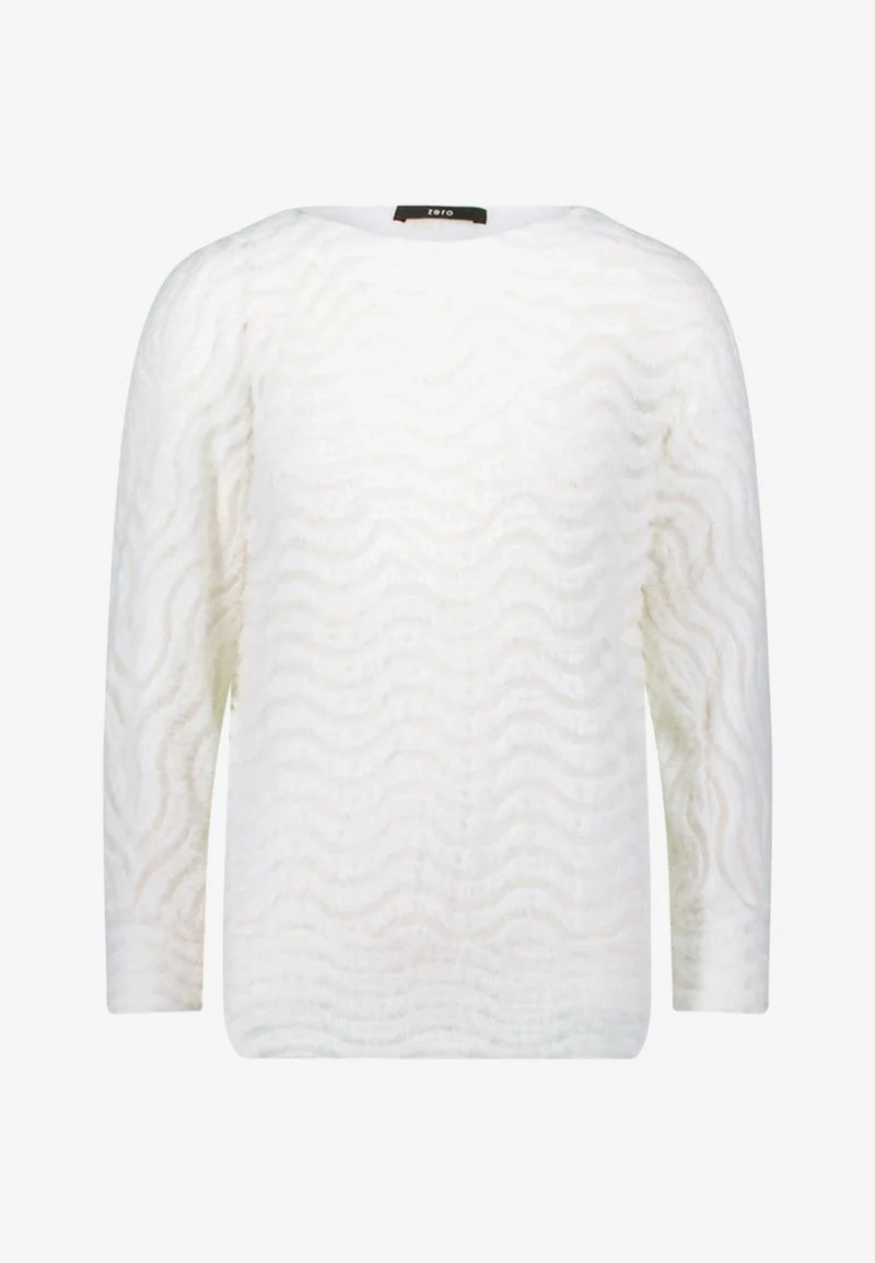 Sweatshirt mit Wellenmuster