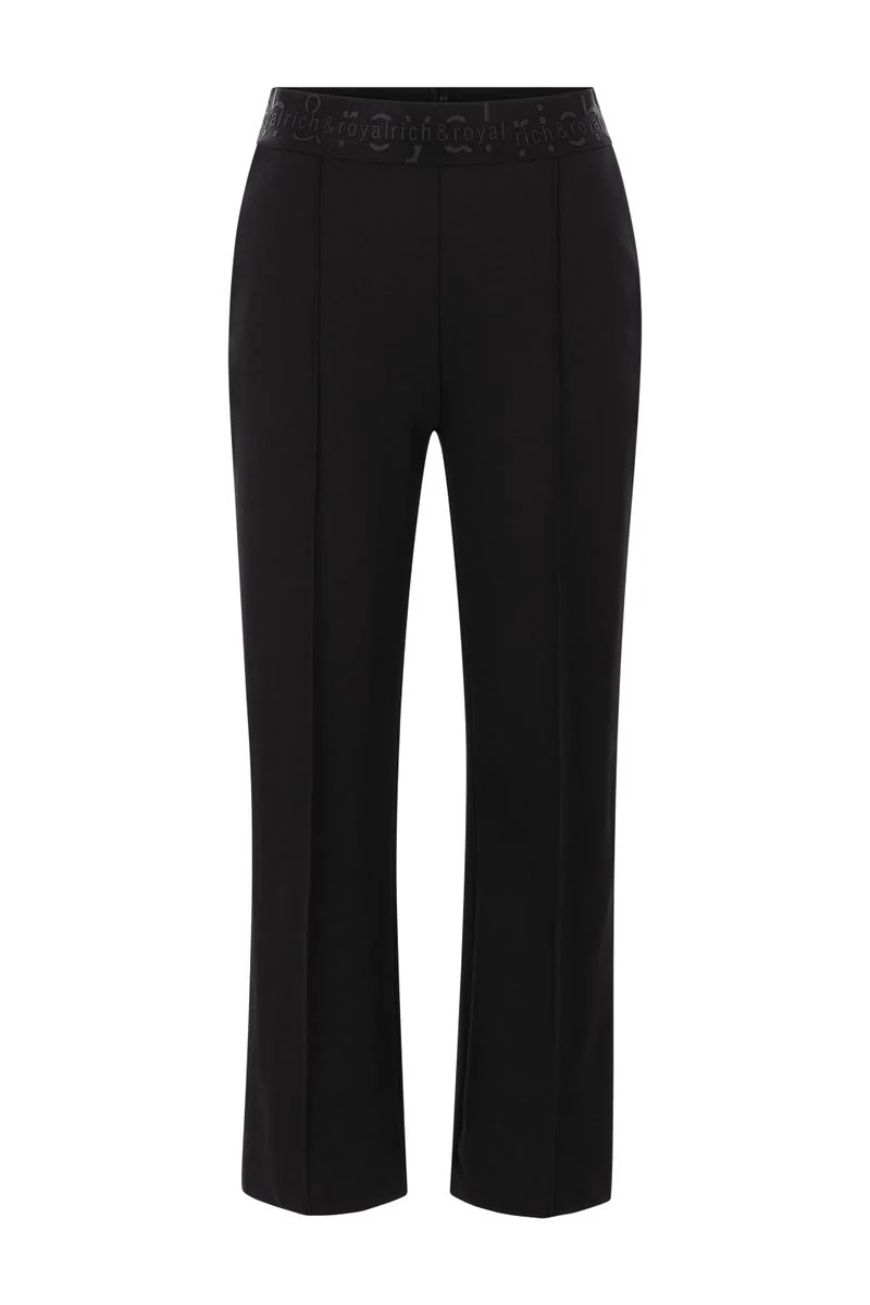 Wide Pants With Elastic Tape