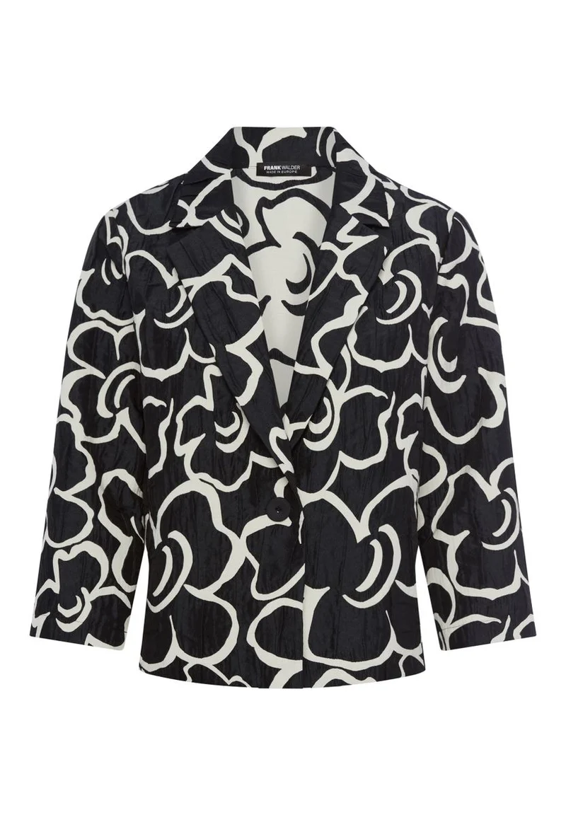 Kurzblazer NOS mit großem Blumenprint