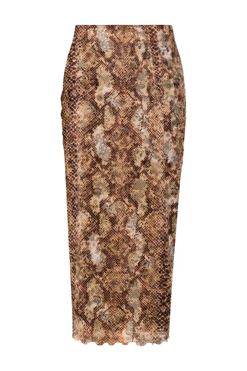 Mesh Snake Skirt�