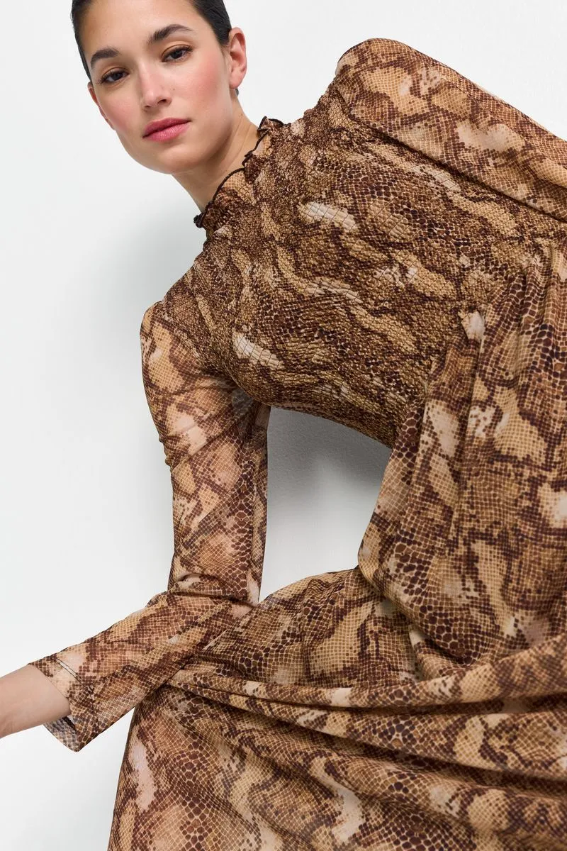 Mesh Snake Dress