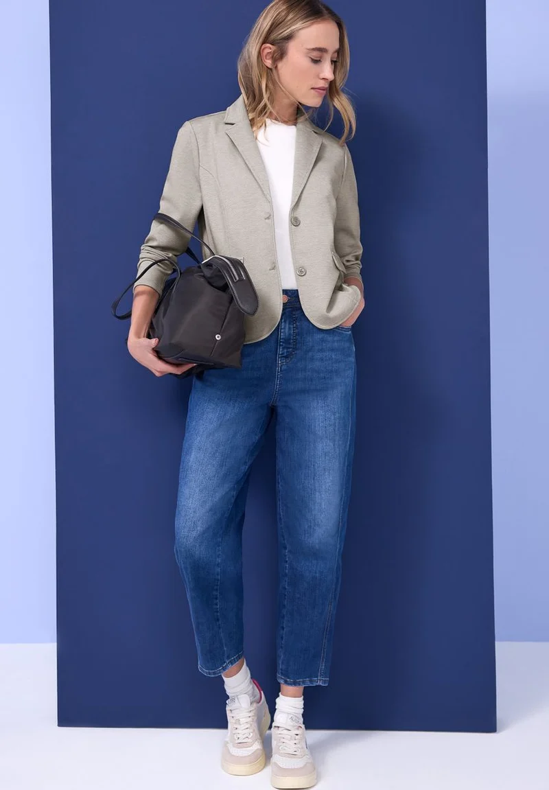 Basic Piqué Blazer