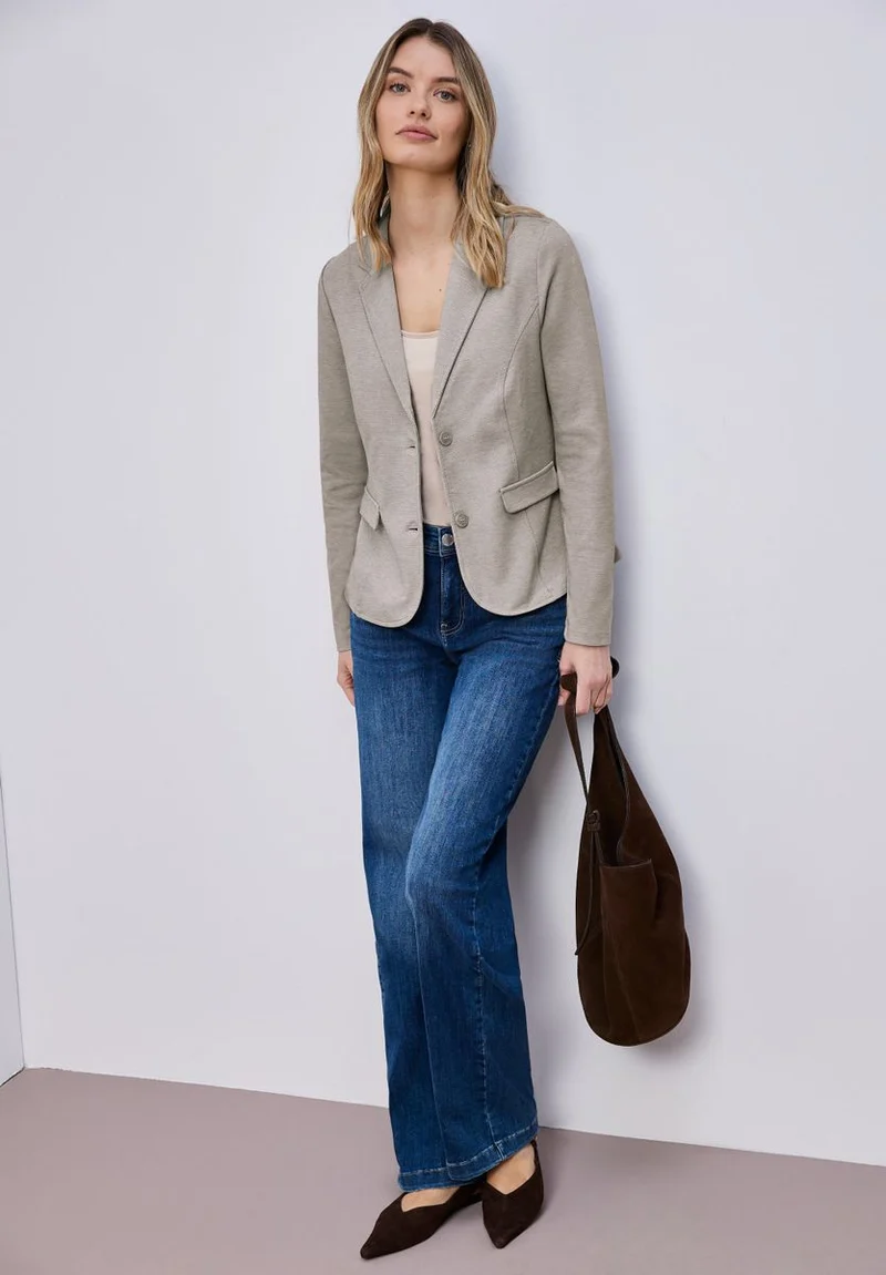 Basic Piqué Blazer