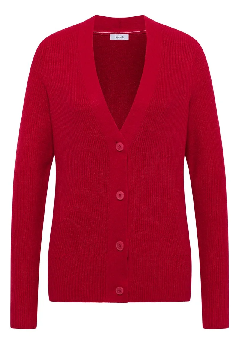 Cardigan mit Strukturdetail