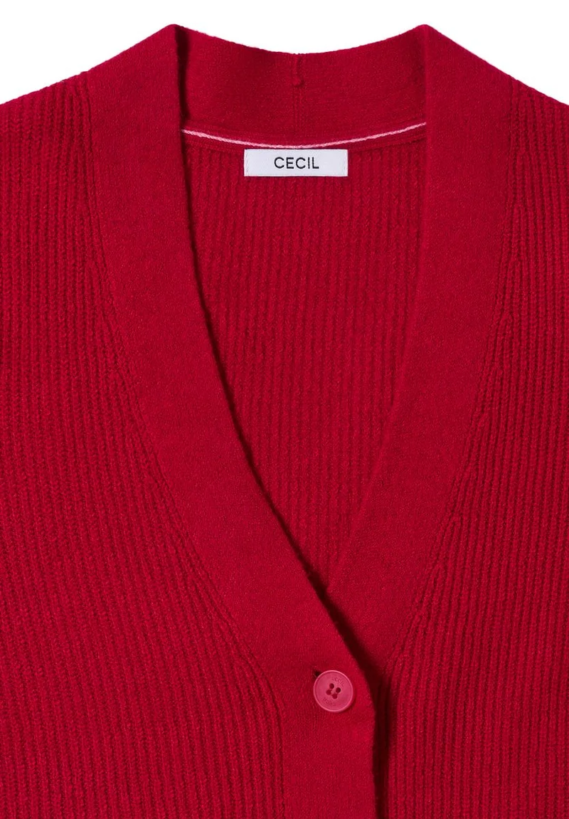 Cardigan mit Strukturdetail